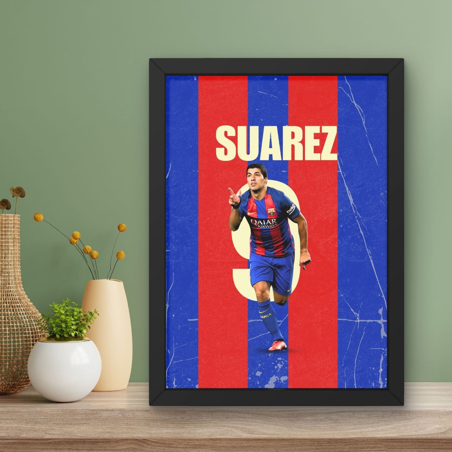 Suarez Football Player Art