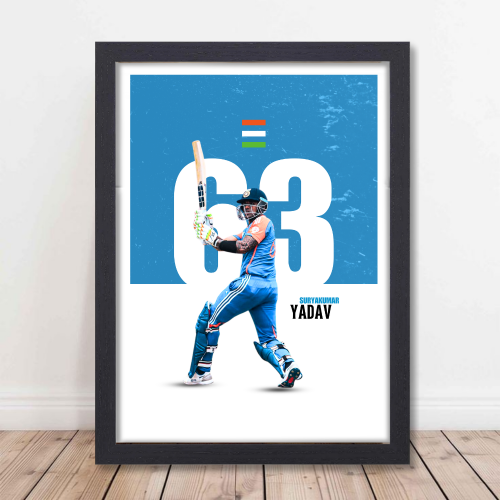 Surya Kumar Yadav Poster Frame Mr 360 Cricket Players Framed Posters Canvas Cricketers Photo Frames Cricketers Photos, Cricketers Photo frames, Indian Cricketers Posters, Indian Cricketer Framed, Virat Kohli, King Kohli, Rohit Sharma, Dhoni Frames, Framed Poster for wall decor, room decor, living room, diningroom, kitchen, turf, games room, sports aera poster Cricketers Photos, Cricketers Photo frames, Indian Cricketers Posters, Indian Cricketer Framed, Virat Kohli, King Kohli, Rohit Sharma, Dhoni Frames