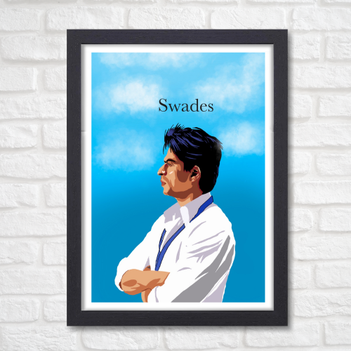 Swades Movie Poster Frame Bollywood Actor Shahrukh Khan Framed Posters Movies Dialouge Quote Artwork Canvas Painting Photo Frames For Wall Decor Bedroom Living Room Decoration Home Office Cafe Restraunt, swades poster, swades poster hd, swades poster 4k, swades poster frame, swades movie poster, swades movie poster 4k, swades movie poster hd, swades movie poster hd 4k, swades movie poster frame, swades movie poster framed, swades movie wall poster, swades movie wall poster hd, swades movie  wall frames