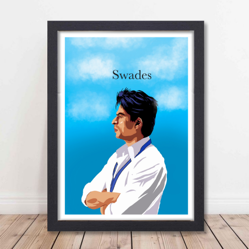Swades Movie Poster Frame Bollywood Actor Shahrukh Khan Framed Posters Movies Dialouge Quote Artwork Canvas Painting Photo Frames For Wall Decor Bedroom Living Room Decoration Home Office Cafe Restraunt, swades poster, swades poster hd, swades poster 4k, swades poster frame, swades movie poster, swades movie poster 4k, swades movie poster hd, swades movie poster hd 4k, swades movie poster frame, swades movie poster framed, swades movie wall poster, swades movie wall poster hd, swades movie  wall frames