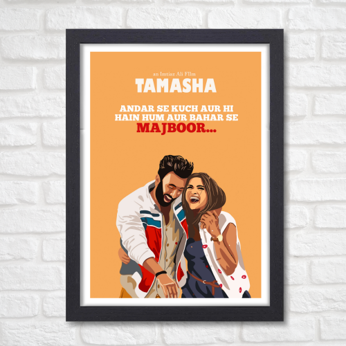 Bollywood Movie Tamasha Poster Frame Ranbir Kapoor Movies Framed Posters Dialouges Quote Photo Frames Artwork Canvas Painting For Wall Decor Bedroom Living Room Home Restraunt Cafe Office, Tamasha movie poster hd, Tamasha wall poster, Tamasha images, Tamasha movie photos, Tamasha movie poster, tamasha movie poster framed, tamasha movie wall poster, tamasha movie wall poster framed, tamasha poster, tamasha poster hd, tamasha poster images, tamasha poster 4k, tamasha poster art, tamasha poster pinterest