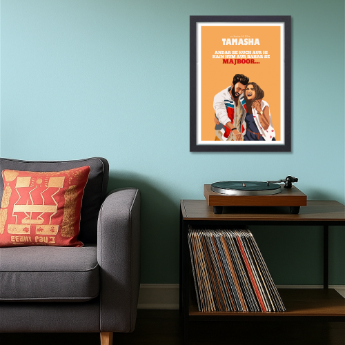 Bollywood Movie Tamasha Poster Frame Ranbir Kapoor Movies Framed Posters Dialouges Quote Photo Frames Artwork Canvas Painting For Wall Decor Bedroom Living Room Home Restraunt Cafe Office, Tamasha movie poster hd, Tamasha wall poster, Tamasha images, Tamasha movie photos, Tamasha movie poster, tamasha movie poster framed, tamasha movie wall poster, tamasha movie wall poster framed, tamasha poster, tamasha poster hd, tamasha poster images, tamasha poster 4k, tamasha poster art, tamasha poster pinterest