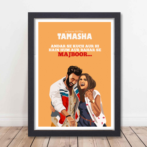 Bollywood Movie Tamasha Poster Frame Ranbir Kapoor Movies Framed Posters Dialouges Quote Photo Frames Artwork Canvas Painting For Wall Decor Bedroom Living Room Home Restraunt Cafe Office, Tamasha movie poster hd, Tamasha wall poster, Tamasha images, Tamasha movie photos, Tamasha movie poster, tamasha movie poster framed, tamasha movie wall poster, tamasha movie wall poster framed, tamasha poster, tamasha poster hd, tamasha poster images, tamasha poster 4k, tamasha poster art, tamasha poster pinterest