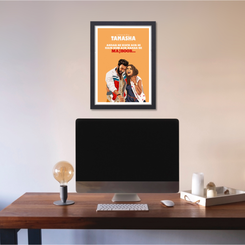 Bollywood Movie Tamasha Poster Frame Ranbir Kapoor Movies Framed Posters Dialouges Quote Photo Frames Artwork Canvas Painting For Wall Decor Bedroom Living Room Home Restraunt Cafe Office, Tamasha movie poster hd, Tamasha wall poster, Tamasha images, Tamasha movie photos, Tamasha movie poster, tamasha movie poster framed, tamasha movie wall poster, tamasha movie wall poster framed, tamasha poster, tamasha poster hd, tamasha poster images, tamasha poster 4k, tamasha poster art, tamasha poster pinterest