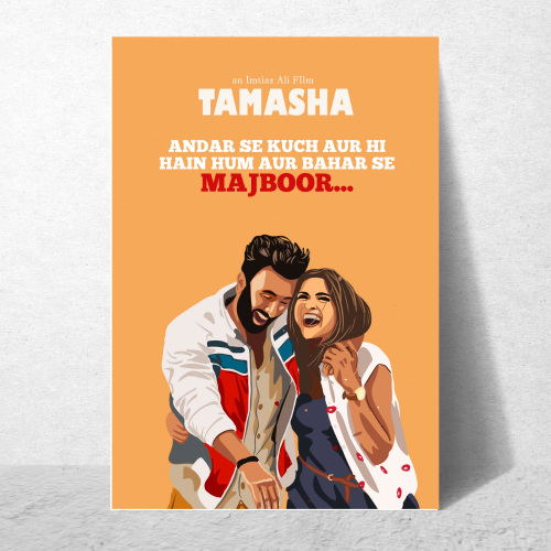 Bollywood Movie Tamasha Poster Frame Ranbir Kapoor Movies Framed Posters Dialouges Quote Photo Frames Artwork Canvas Painting For Wall Decor Bedroom Living Room Home Restraunt Cafe Office, Tamasha movie poster hd, Tamasha wall poster, Tamasha images, Tamasha movie photos, Tamasha movie poster, tamasha movie poster framed, tamasha movie wall poster, tamasha movie wall poster framed, tamasha poster, tamasha poster hd, tamasha poster images, tamasha poster 4k, tamasha poster art, tamasha poster pinterest