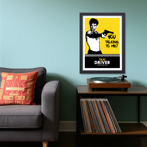 Taxi Driver Movie Poster Frame Hollywood Movies Artwork Framed Posters Action Thriller Film Canvas Painting Photo Frame For Wall Decor Living Room Bedroom  Study Room Restraunt Cafe Office & Home Decoration, taxi driver movie poster, taxi driver movie poster original, taxi driver movie poster 4k, taxi driver movie poster hd, taxi driver movie poster imdb, taxi driver movie poster framed, taxi driver 1976 movie poster, taxi driver polish movie poster, taxi driver japanes movie poster, taxi driver Korean 
