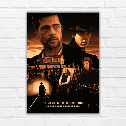 The Assassination of Jesse James by the Coward Robert Ford Poster, The Assassination of Jesse James by the Coward Robert Ford movie poster, hollywood movies poster, hollywood moviesposter images, hollywood movies poster 4k, hollywood movies posters hd, hollywood movies poster 2025, hollywood movies poster design, hollywood movie posters photos, hollywood movie posters store, hollywood movie poster background, hollywood movie poster