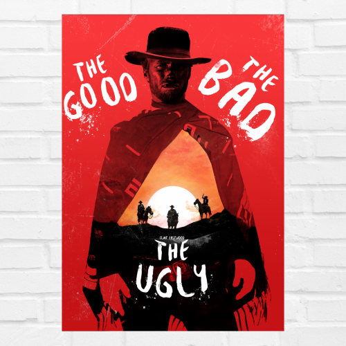 The Good, the Bad and the Ugly Movie Poster Frame Western Action Film Art work Framed Posters Hollywood Movies Canvas Painting Photo Frames For Wall Decor Living Room Bedroom  Study Room Restraunt Cafe Office & Home Decoration, The Good, the Bad and the Ugly movie poster, The Good, the Bad and the Ugly movie poster original, The Good, the Bad and the Ugly movie poster framed, The Good, the Bad and the Ugly 1966 movie poster, The Good, the Bad and the Ugly official movie poster
