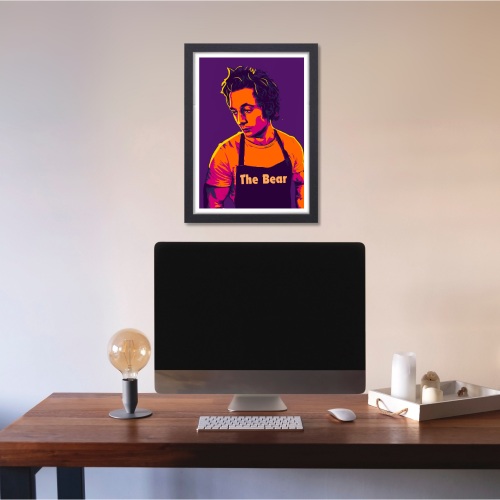 The Bear Drama Series Poster Frame Comedy Film Series Artwork Framed Posters American English Movies Canvas Painting Photo Frames For Wall Decor Living Room Bedroom  Study Room Restraunt Cafe Office Home Decoration