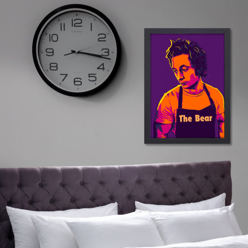 The Bear Drama Series Poster Frame Comedy Film Series Artwork Framed Posters American English Movies Canvas Painting Photo Frames For Wall Decor Living Room Bedroom  Study Room Restraunt Cafe Office Home Decoration