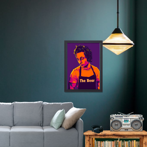 The Bear Drama Series Poster Frame Comedy Film Series Artwork Framed Posters American English Movies Canvas Painting Photo Frames For Wall Decor Living Room Bedroom  Study Room Restraunt Cafe Office Home Decoration