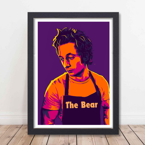 The Bear Drama Series Poster Frame Comedy Film Series Artwork Framed Posters American English Movies Canvas Painting Photo Frames For Wall Decor Living Room Bedroom  Study Room Restraunt Cafe Office Home Decoration