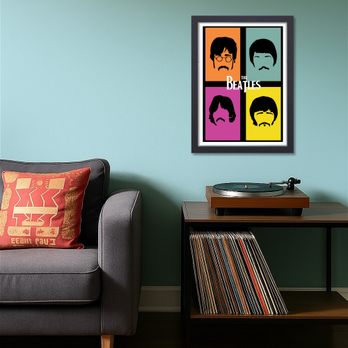 The Beatles Rock band Poster Frame English Music Artwork Canvas Paintings Framed Posters Singers Designs with Photo Frames for Wall Decor Restraunt Cafe Restro Hotel Livingroom Studio Bedroom Dining Hall & Office walls Decoration, the beatles poster, the beatles poster art, the beatles poster vintage, the beatles poster hd, the beatles poster black & white, the beatles wall art, the beatles wall decor, the beatles wallpaper, the beatles wallpaper 4k, the beatles wall poster, the beatles wall picture