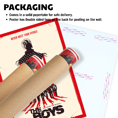 The Boys Series Poster Frame Film Drama Artwork Framed Posters Hollywood Movies Seasons Canvas Painting Photo Frames for Wall Decor Home Decoration Living Room Bedroom Office Study Room Cafe
