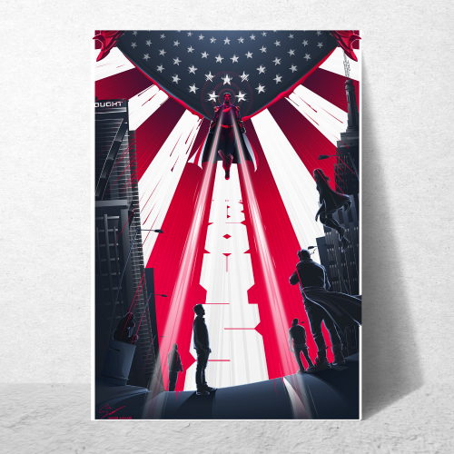 The Boys Series Poster Frame Film Drama Art work Framed Posters Hollywood Movies Seasons Canvas Painting Photo Frames for Wall Decor Home Decoration Living Room Bedroom Office Study Room Cafe