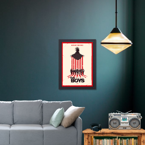 The Boys Series Poster Frame Film Drama Artwork Framed Posters Hollywood Movies Seasons Canvas Painting Photo Frames for Wall Decor Home Decoration Living Room Bedroom Office Study Room Cafe