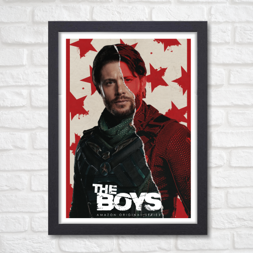 The Boys Series Poster Frame Film Drama Artwork Framed Posters Hollywood Movies Seasons Canvas Painting Photo Frames for Wall Decor Home Living Room Bedroom Office Study Room Cafe Decoration