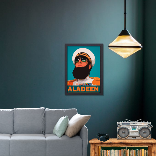 The Dictator Movie Poster Frame Aladeen Comedy Drama Framed Poster Movies Canvas Painting Art work Photo Frames For Wall Decor Living Room Bedroom  Study Room Restraunt Cafe Office & Home Decoration, the dictator aladeen posters, the dictator aladeen poster hd, the dictator aladeen poster download, the dictator poster, the  Great dictator poster, the dictator chaplin poster, the great dictator 1940 poster, the dictator poster framed, the dictator photo wall, the dictator photos, hollywood movies poster