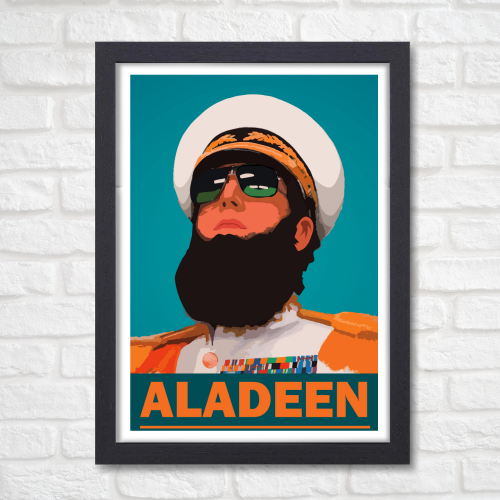The Dictator Movie Poster Frame Aladeen Comedy Drama Framed Poster Movies Canvas Painting Art work Photo Frames For Wall Decor Living Room Bedroom  Study Room Restraunt Cafe Office & Home Decoration, the dictator aladeen posters, the dictator aladeen poster hd, the dictator aladeen poster download, the dictator poster, the  Great dictator poster, the dictator chaplin poster, the great dictator 1940 poster, the dictator poster framed, the dictator photo wall, the dictator photos, hollywood movies poster