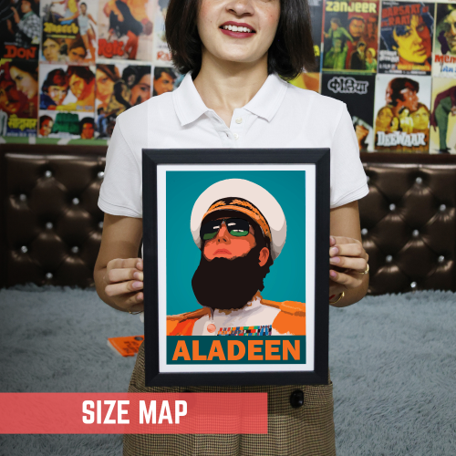The Dictator Movie Poster Frame Aladeen Comedy Drama Framed Poster Movies Canvas Painting Art work Photo Frames For Wall Decor Living Room Bedroom  Study Room Restraunt Cafe Office & Home Decoration, the dictator aladeen posters, the dictator aladeen poster hd, the dictator aladeen poster download, the dictator poster, the  Great dictator poster, the dictator chaplin poster, the great dictator 1940 poster, the dictator poster framed, the dictator photo wall, the dictator photos, hollywood movies poster