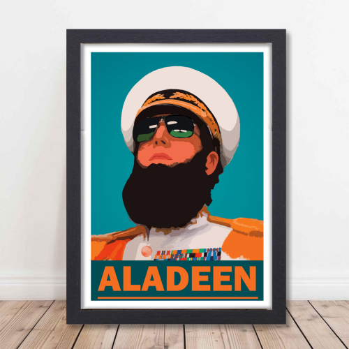 The Dictator Movie Poster Frame Aladeen Comedy Drama Framed Poster Movies Canvas Painting Art work Photo Frames For Wall Decor Living Room Bedroom  Study Room Restraunt Cafe Office & Home Decoration, the dictator aladeen posters, the dictator aladeen poster hd, the dictator aladeen poster download, the dictator poster, the  Great dictator poster, the dictator chaplin poster, the great dictator 1940 poster, the dictator poster framed, the dictator photo wall, the dictator photos, hollywood movies poster