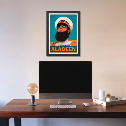 The Dictator Movie Poster Frame Aladeen Comedy Drama Framed Poster Movies Canvas Painting Art work Photo Frames For Wall Decor Living Room Bedroom  Study Room Restraunt Cafe Office & Home Decoration, the dictator aladeen posters, the dictator aladeen poster hd, the dictator aladeen poster download, the dictator poster, the  Great dictator poster, the dictator chaplin poster, the great dictator 1940 poster, the dictator poster framed, the dictator photo wall, the dictator photos, hollywood movies poster