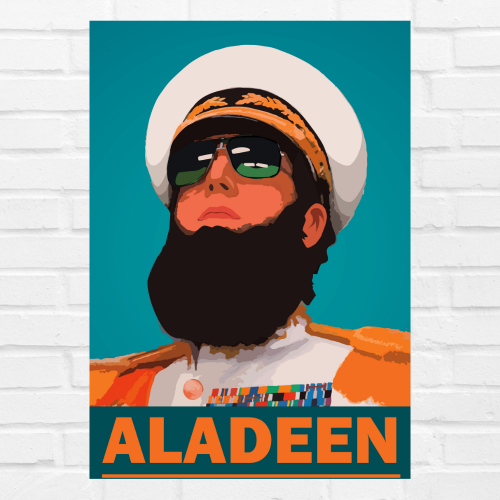 The Dictator Movie Poster Frame Aladeen Comedy Drama Framed Poster Movies Canvas Painting Art work Photo Frames For Wall Decor Living Room Bedroom  Study Room Restraunt Cafe Office & Home Decoration, the dictator aladeen posters, the dictator aladeen poster hd, the dictator aladeen poster download, the dictator poster, the  Great dictator poster, the dictator chaplin poster, the great dictator 1940 poster, the dictator poster framed, the dictator photo wall, the dictator photos, hollywood movies poster