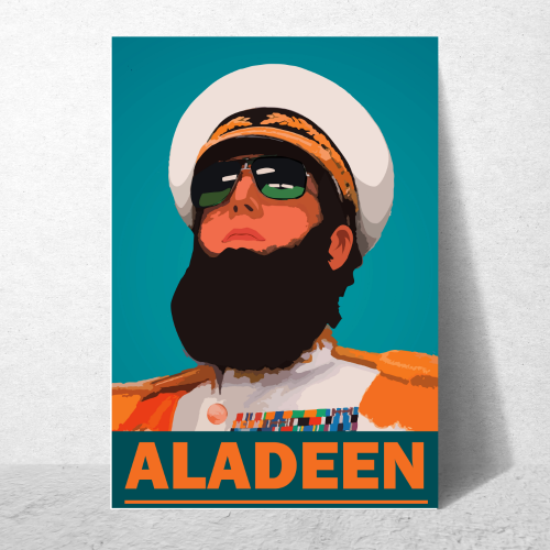The Dictator Movie Poster Frame Aladeen Comedy Drama Framed Poster Movies Canvas Painting Art work Photo Frames For Wall Decor Living Room Bedroom  Study Room Restraunt Cafe Office & Home Decoration, the dictator aladeen posters, the dictator aladeen poster hd, the dictator aladeen poster download, the dictator poster, the  Great dictator poster, the dictator chaplin poster, the great dictator 1940 poster, the dictator poster framed, the dictator photo wall, the dictator photos, hollywood movies poster