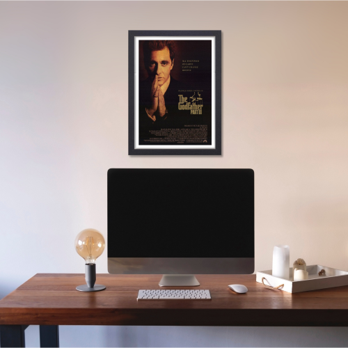The Godfather Film Poster Frame Hollywood Movies Series Framed Posters Movie Artwork Canvas Painting Photo Frames For Wall Decor Living Room Bedroom  Study Room Restraunt Cafe Office Home Decoration