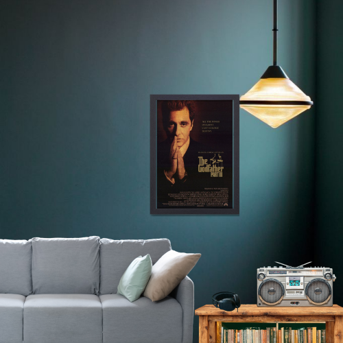 The Godfather Film Poster Frame Hollywood Movies Series Framed Posters Movie Artwork Canvas Painting Photo Frames For Wall Decor Living Room Bedroom  Study Room Restraunt Cafe Office Home Decoration