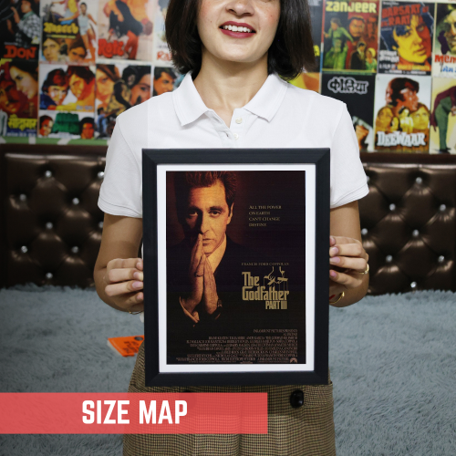 The Godfather Film Poster Frame Hollywood Movies Series Framed Posters Movie Artwork Canvas Painting Photo Frames For Wall Decor Living Room Bedroom  Study Room Restraunt Cafe Office Home Decoration
