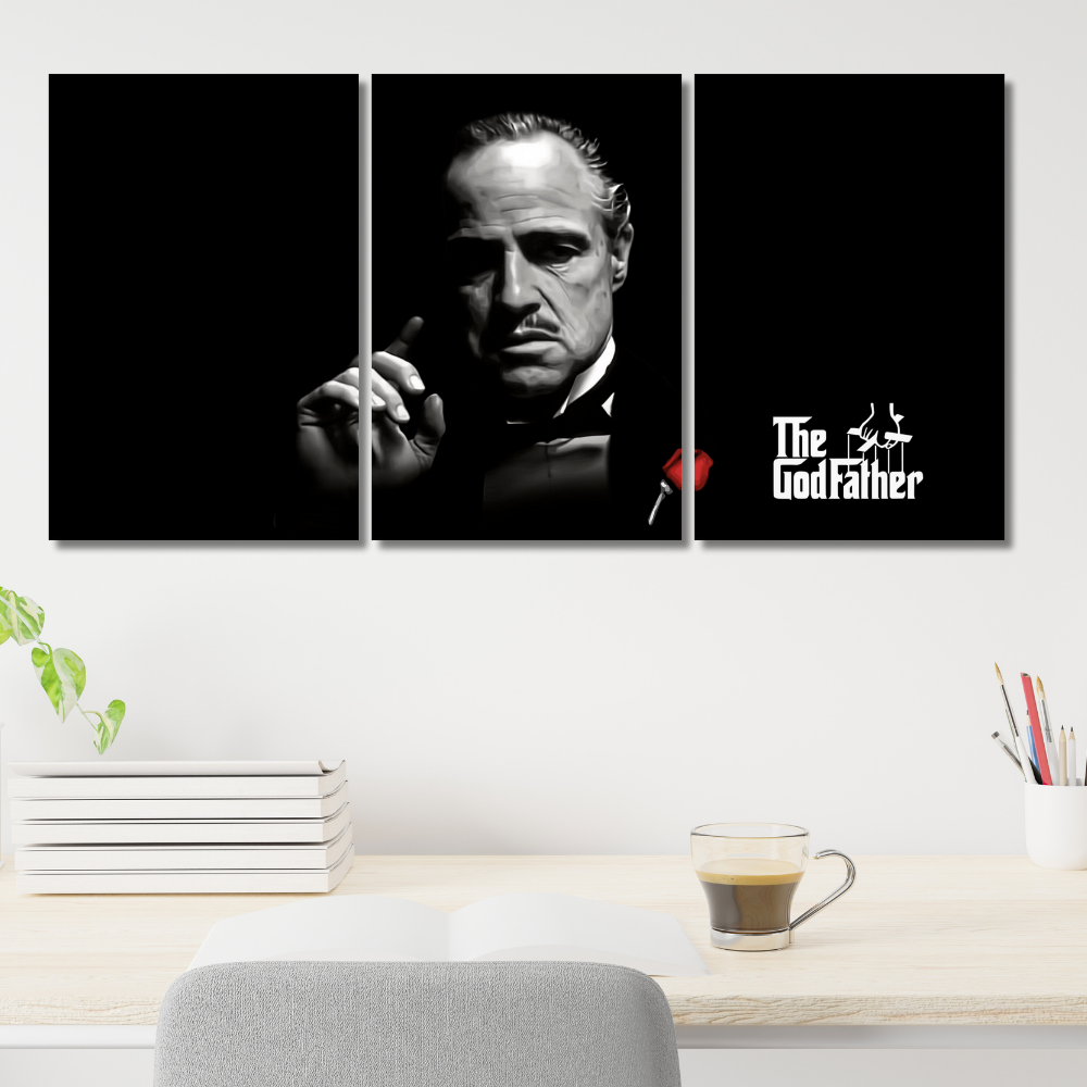 The Godfather 3-Piece Poster | Classic Movie Wall Art