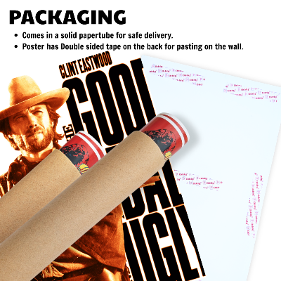 The Good, the Bad and the Ugly Movie Poster Frame Western Action Film Art work Framed Posters Hollywood Movies Canvas Painting Photo Frames For Wall Decor Living Room Bedroom  Study Room Restraunt Cafe Office & Home Decoration