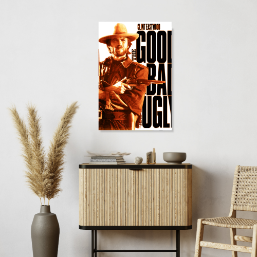 The Good, the Bad and the Ugly Movie Poster Frame Western Action Film Art work Framed Posters Hollywood Movies Canvas Painting Photo Frames For Wall Decor Living Room Bedroom  Study Room Restraunt Cafe Office & Home Decoration, The Good, the Bad and the Ugly movie poster, The Good, the Bad and the Ugly movie poster original, The Good, the Bad and the Ugly movie poster framed, The Good, the Bad and the Ugly 1966 movie poster, The Good, the Bad and the Ugly official movie poster