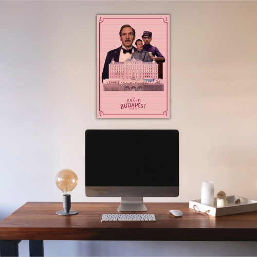 The Grand Budapest Hotel official poster, The Grand Budapest Hotel 2014 poster, The Grand Budapest Hotel original poster, The Grand Budapest Hotel minimulist poster