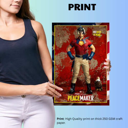 The Peacemaker Movie Poster Frame Action Thriller Film Art work Framed Posters Hollywood Movies Canvas Painting Photo Frames for Wall Decor Home Decoration Living Room Bedroom Office Study Room Cafe