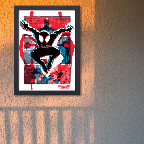 Spider Man Movie Poster Frame Comic book character Film Framed Posters Hollywood Movies Art work Canvas Painting Photo Frames For Wall Decor Living Room Bedroom Art Study Room Restraunt Cafe Office & Home Decoration