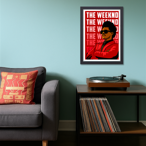 The Weeknd Singer Poster Frame Music Band Art work Framed Phosters Musicians Photo Frames for Wall Decor Restraunt Cafe Livingroom Bedroom & Office Decoration, the weeknd poster, the weeknd posters for room, the weeknd poster pinterest, the weeknd poster starboy, the weeknd poster design, the weeknd poster aestheic, the weeknd poster framed, the weeknd poster black & white, singers posters design, posters for wall posters for room decor, posters for bedroom, posters for wall decor, posters for room