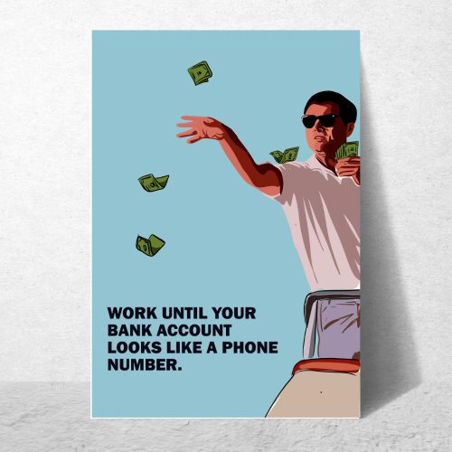 The Wolf of Wall Street Movie Poster Frame Hollywood Movies Framed Posters Film Cinema Artwork Canvas Painting Photo Frames For Wall Decor Living Room Bedroom  Study Room Restraunt Cafe Office & Home Decoration, the wolf of wall street movie poster,the wolf of wall street original movie poster, the wolf of wall street movie poster framed, the wolf of wall street movie poster hd, the wolf of wall street cinema poster, the wolf of wall street signed movie poster, the wolf of wall street official movie poster