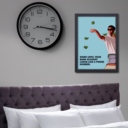 The Wolf of Wall Street Movie Poster Frame Hollywood Movies Framed Posters Film Cinema Artwork Canvas Painting Photo Frames For Wall Decor Living Room Bedroom  Study Room Restraunt Cafe Office & Home Decoration, the wolf of wall street movie poster,the wolf of wall street original movie poster, the wolf of wall street movie poster framed, the wolf of wall street movie poster hd, the wolf of wall street cinema poster, the wolf of wall street signed movie poster, the wolf of wall street official movie poster