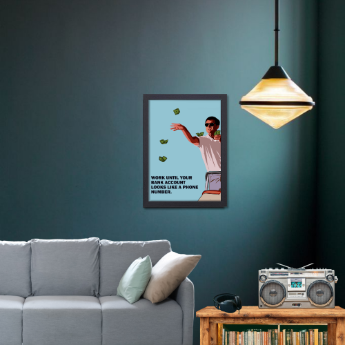 The Wolf of Wall Street Movie Poster Frame Hollywood Movies Framed Posters Film Cinema Artwork Canvas Painting Photo Frames For Wall Decor Living Room Bedroom  Study Room Restraunt Cafe Office & Home Decoration, the wolf of wall street movie poster,the wolf of wall street original movie poster, the wolf of wall street movie poster framed, the wolf of wall street movie poster hd, the wolf of wall street cinema poster, the wolf of wall street signed movie poster, the wolf of wall street official movie poster