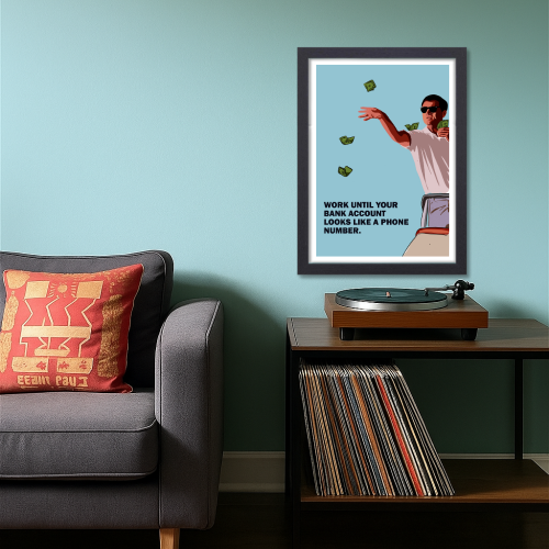 The Wolf of Wall Street Movie Poster Frame Hollywood Movies Framed Posters Film Cinema Artwork Canvas Painting Photo Frames For Wall Decor Living Room Bedroom  Study Room Restraunt Cafe Office & Home Decoration, the wolf of wall street movie poster,the wolf of wall street original movie poster, the wolf of wall street movie poster framed, the wolf of wall street movie poster hd, the wolf of wall street cinema poster, the wolf of wall street signed movie poster, the wolf of wall street official movie poster