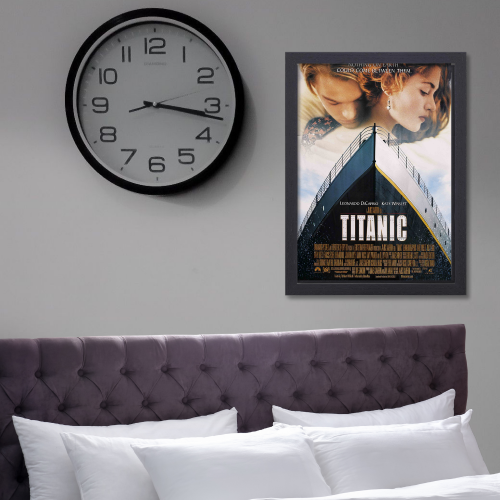 Titanic Movie Poster Frame Hollywood Movies Romance Art work Framed Posters Film Action Artwork Canvas Painting Photo Frames For Wall Decor Living Room Bedroom  Study Room Restraunt Cafe Office & Home Decoration