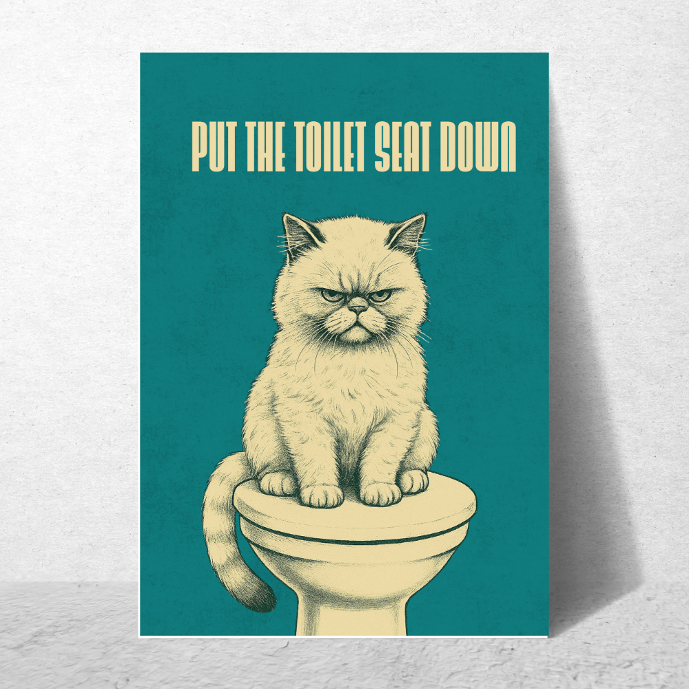 Funny Toilet Wall frame, Toilet Frames for wall decor, Bathroom Frames wall decor, Funny Toilet Quote wall Framed Poster, Toilet rules Poster