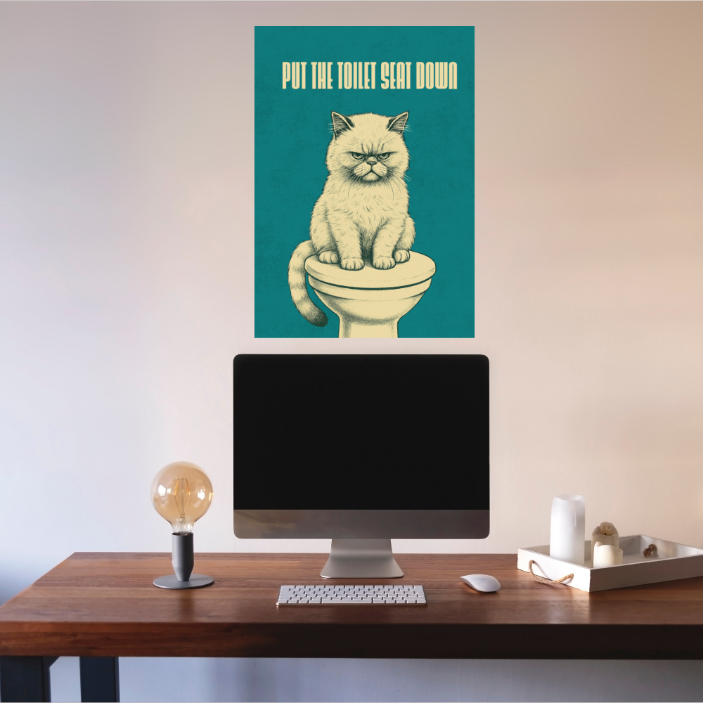 Funny Toilet Wall frame, Toilet Frames for wall decor, Bathroom Frames wall decor, Funny Toilet Quote wall Framed Poster, Toilet rules Poster