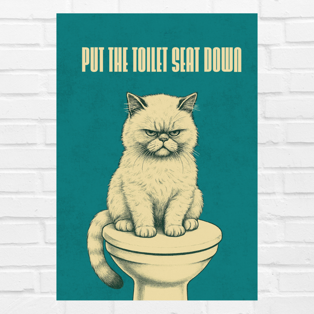 Funny Toilet Wall frame, Toilet Frames for wall decor, Bathroom Frames wall decor, Funny Toilet Quote wall Framed Poster, Toilet rules Poster