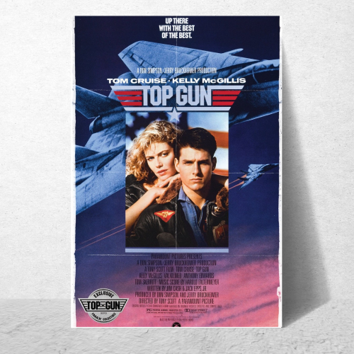 Top Gun Marveric Movie Poster Frame Action Thriller Film Framed Posters Hollywood Movies Artwork Canvas Painting Photo Frames  For Wall Decor Living Room Bedroom  Study Room Restraunt Cafe Office & Home Decoration Artwork