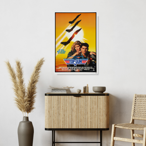 Top Gun Marveric Movie Poster Frame Action Thriller Film Framed Posters Hollywood Movies Artwork Canvas Painting Photo Frames  For Wall Decor Living Room Bedroom  Study Room Restraunt Cafe Office & Home Decoration Art work
