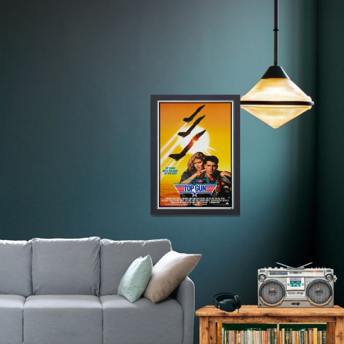 Top Gun Marveric Movie Poster Frame Action Thriller Film Framed Posters Hollywood Movies Artwork Canvas Painting Photo Frames  For Wall Decor Living Room Bedroom  Study Room Restraunt Cafe Office & Home Decoration Art work