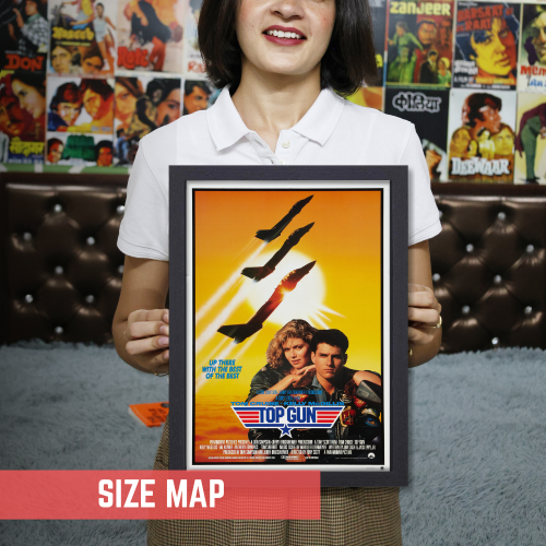 Top Gun Marveric Movie Poster Frame Action Thriller Film Framed Posters Hollywood Movies Artwork Canvas Painting Photo Frames  For Wall Decor Living Room Bedroom  Study Room Restraunt Cafe Office & Home Decoration Art work